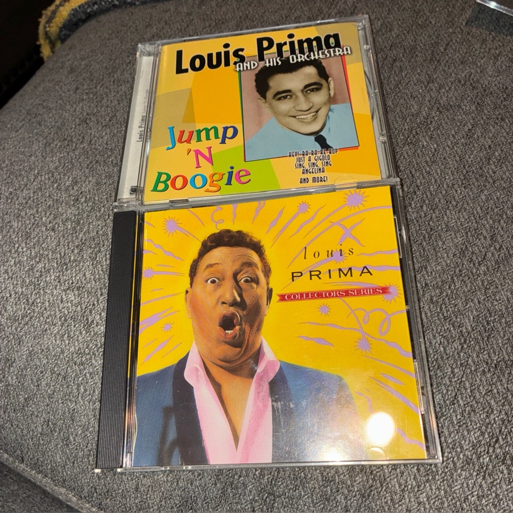 Louis Prima and His Orchestra CD Lot of 2, Jump 'n Boogie & Collectors Series